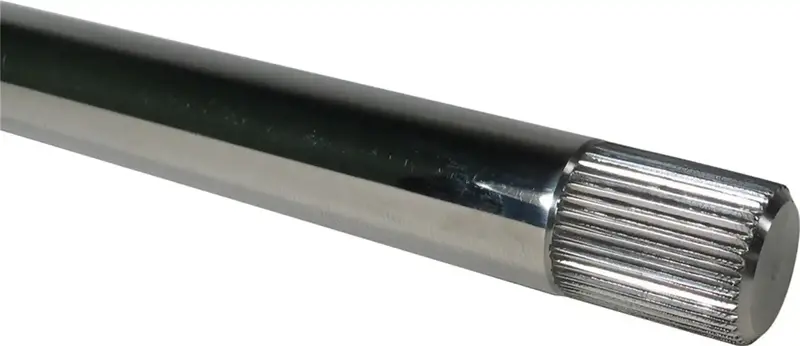 Borgeson Polished Stainless Steel Steering Shaft – 3/4"-36 Spline, 5" Length (429205) 1