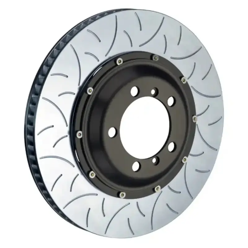 Brembo Rear 2-Piece Slotted Rotors For 2014–2019 Porsche 991 Turbo (Excluding Pccb) 1