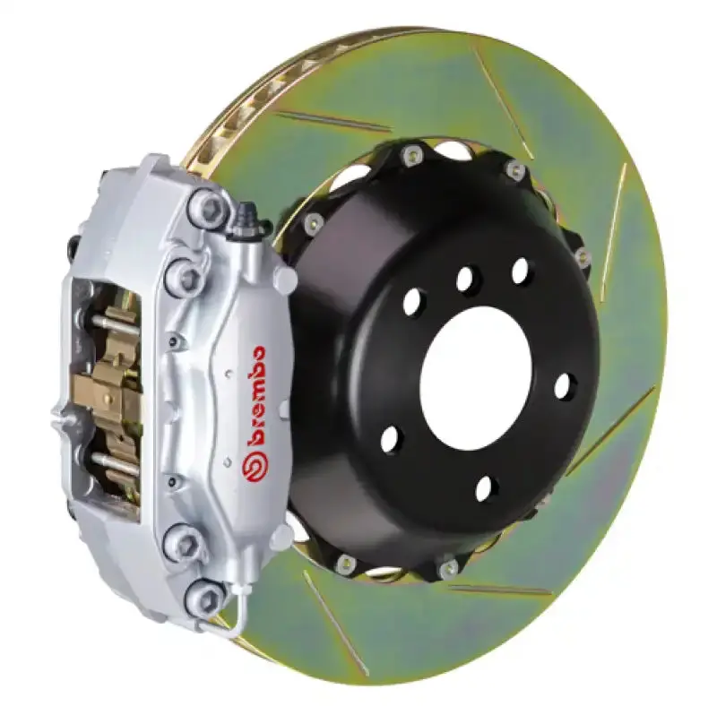 Brembo Rear Big Brake Kit For 99–04 Porsche 996 Gt: 345Mm Slotted Two-Piece Rotors With 4-Piston Calipers 1