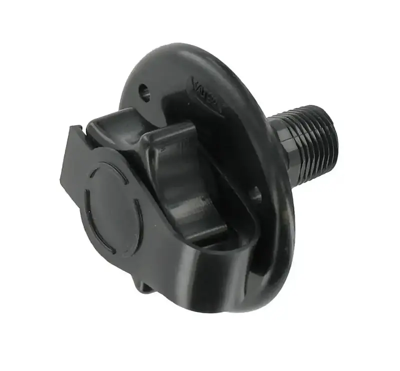 Inlet 2-3/4-Inch Flanged Male Pipe Thread Fitting – Black Coated 1