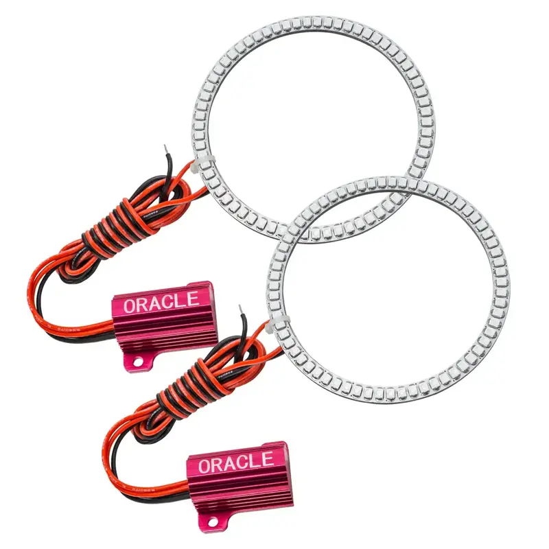 Oracle Lighting 1188-001 White Led Fog Light Kit With Halo Rings 1