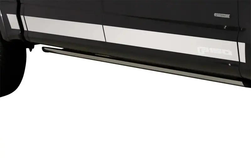 Putco Stainless Steel F-150 Rocker Panel Trim – 7-Inch Wide, 12-Piece Set With Logo 1