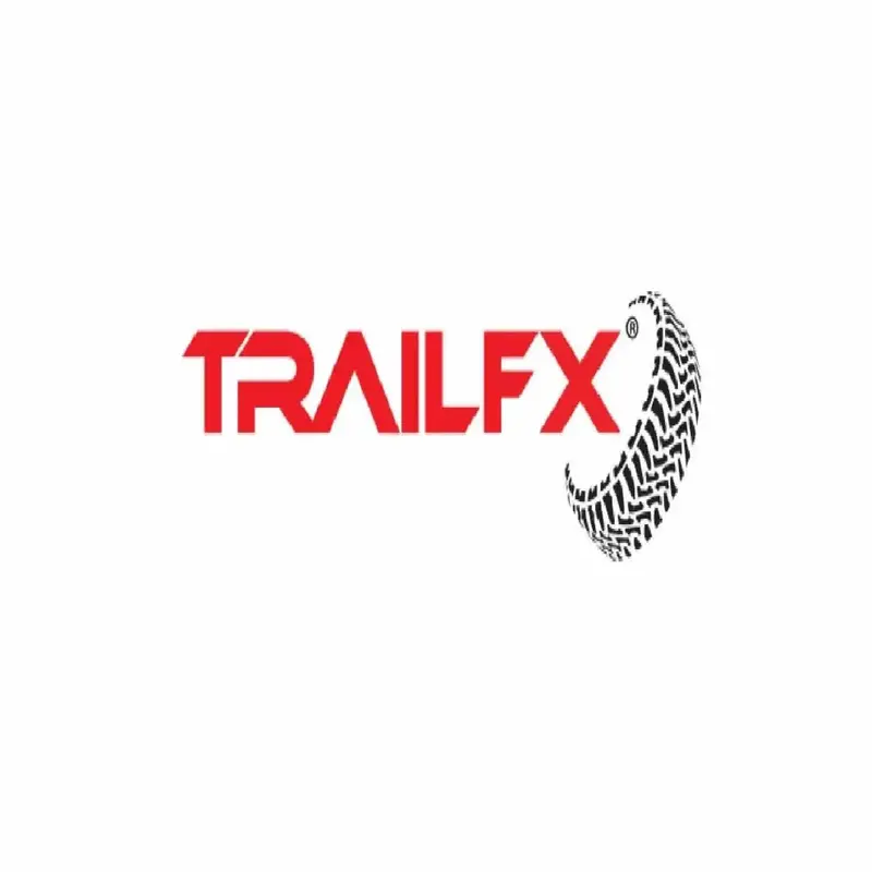 Trailfx 3-Inch Round Bent Steel Rocker Panel Mount With Black Powder-Coated Finish And Plastic End Caps 1